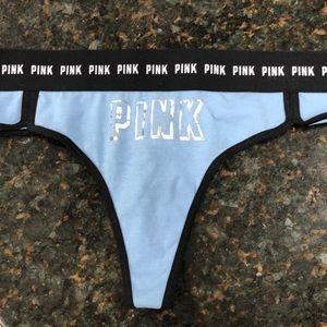 Pink Victoria’s Secret thong